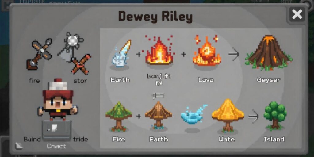 How to make Dewey Riley in Infinite Craft